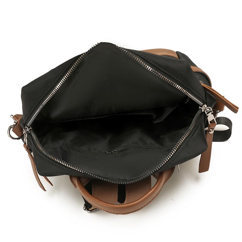 Women's Color Block Backpack Lightweight Water-repellent Multi-functional Shoulder Bag