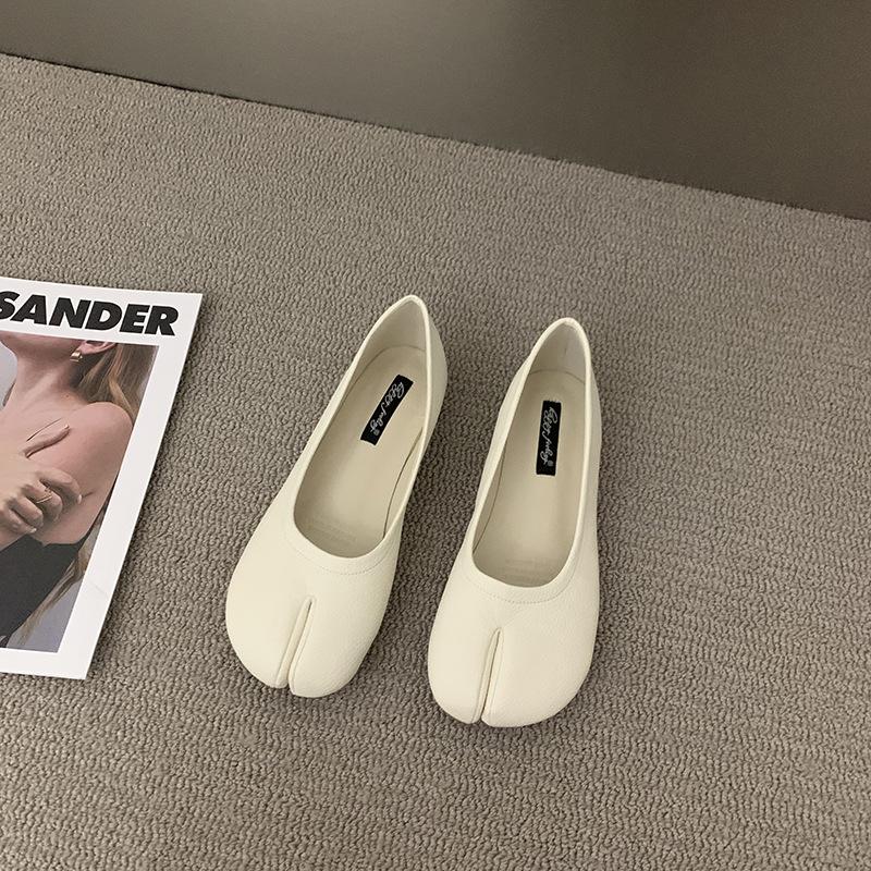 Mode Bailamos Damen Ballerinas 2025 Neue Sommermode Zehentrenner Ballerinas Damen Slipper Koreanischer Stil Weiche Slipper Loafer