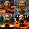 Halloween Resin Sculpture Cute Skeleton Pumpkin Handmade Home Decoration Gift