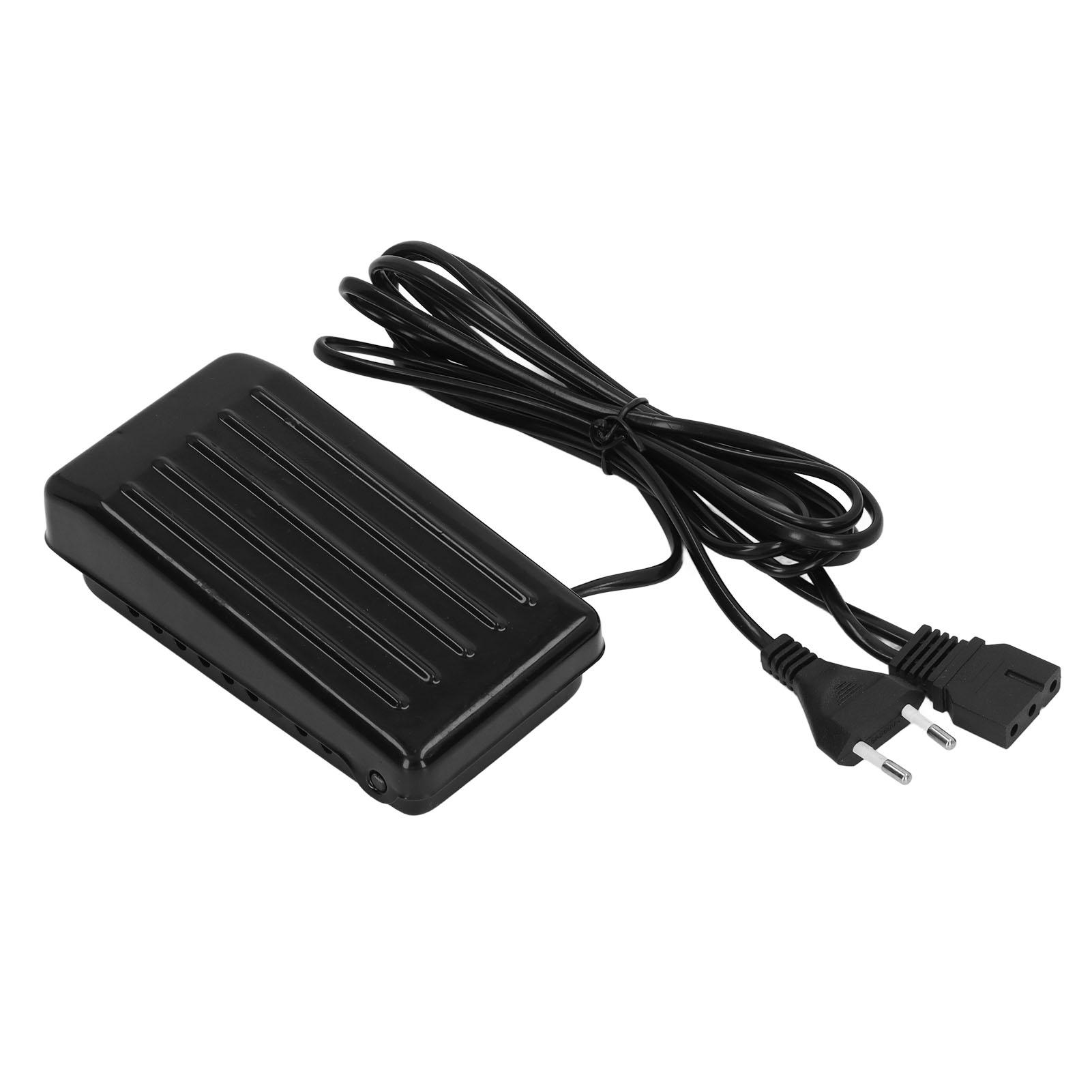 Педаль для швейной машины, предотвращающая скольжение, 3 порта, черная, сменная педаль для дома