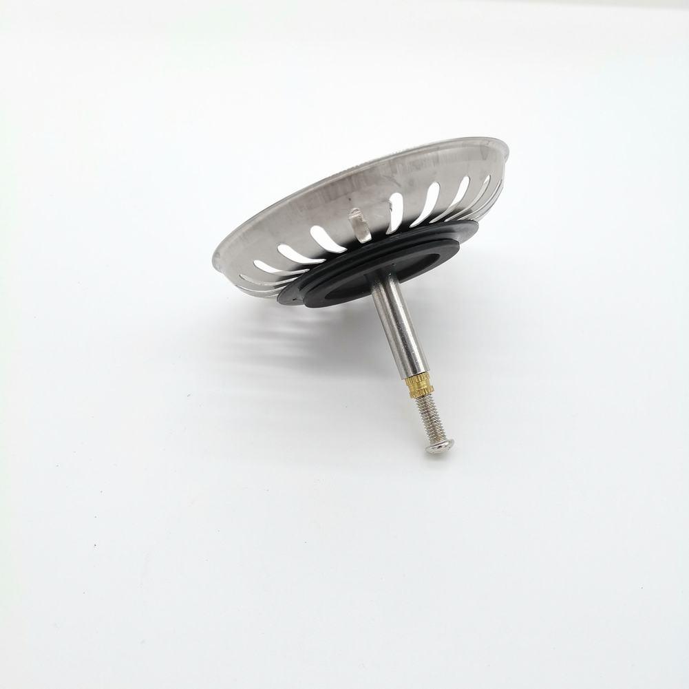 Hot New Sink Drain Waste Stainless Steel & Rubber Stylish Useful Kitchen