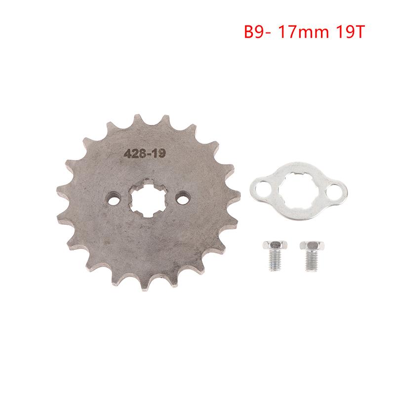 428# 17Mm /20Mm10 11 12 13 14 15 16 17 18 19T Teeth Front Engine Sprocket For Moto Bike Go Kart Atv Quad Motorcycle