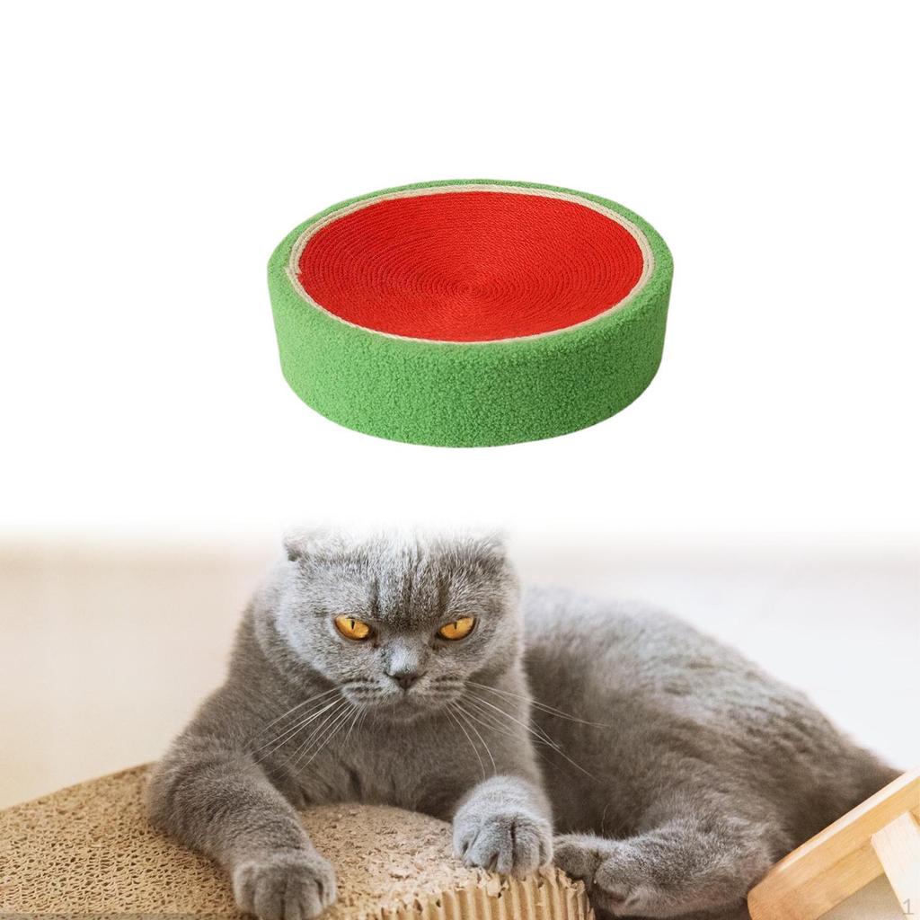 Rundes Sisal Katzenkratzbrett Bett, Frucht-Kratzbrett, Kratzschale für