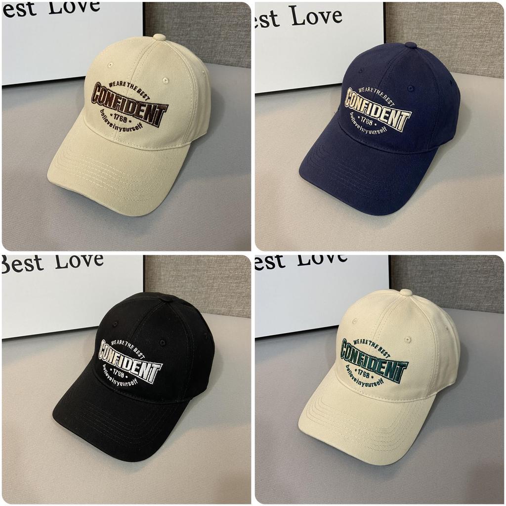 Casual Baseball Cap With Embroidered Letters For Spring Summer Outdoor Activities
