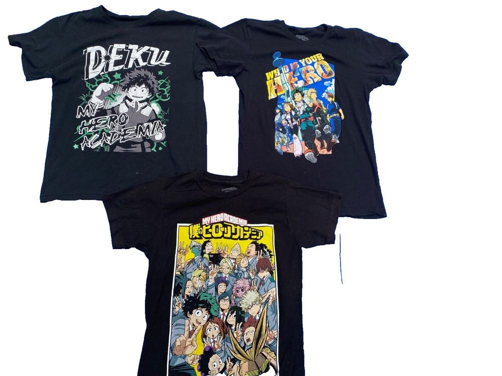 LOT OF 3- My Hero Academia Funimation Graphic T-Shirts- Size S Unisex T-Shirt XXXXL