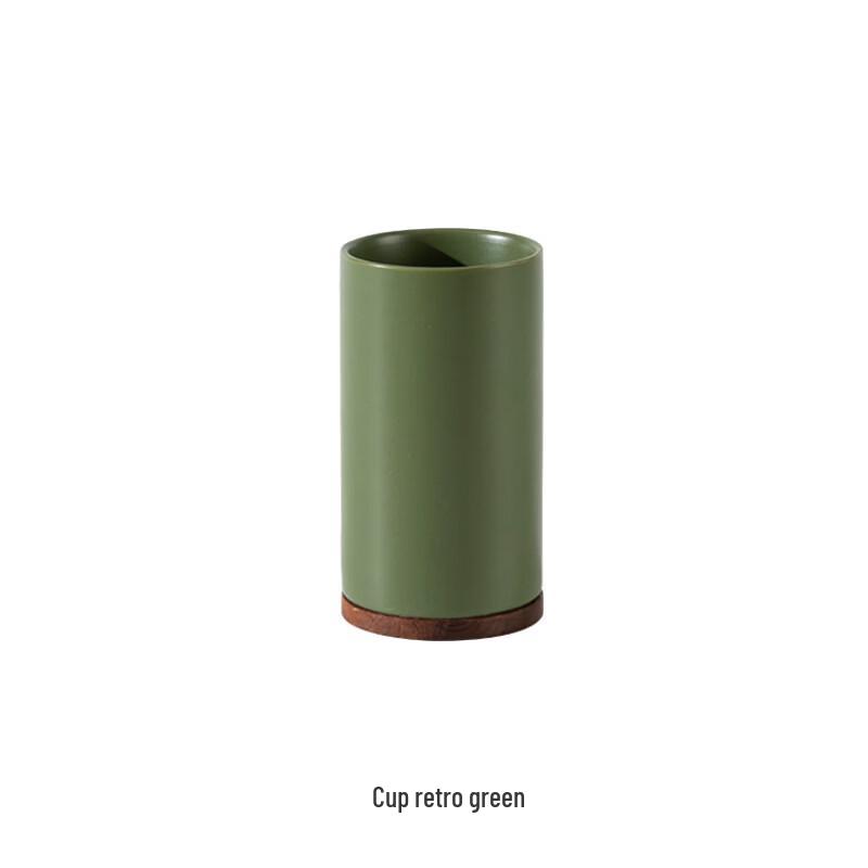 Retro Ceramic Drinking & Mouthwash Cup