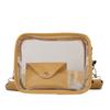 New broadband bag women's crossbody bag fashionable and casual small fresh shoulder envelope bag transparent jelly bag