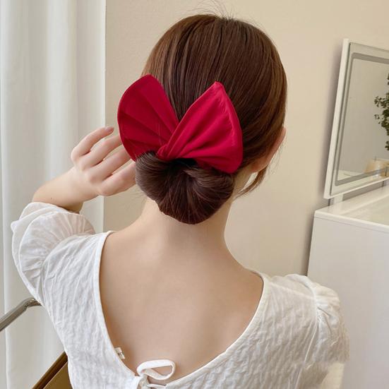 Hair Bun Clip Fruit Pattern Bun Maker Easy To Use Versatile Hair Styling Twist Tool Long Hair Bun Accessory