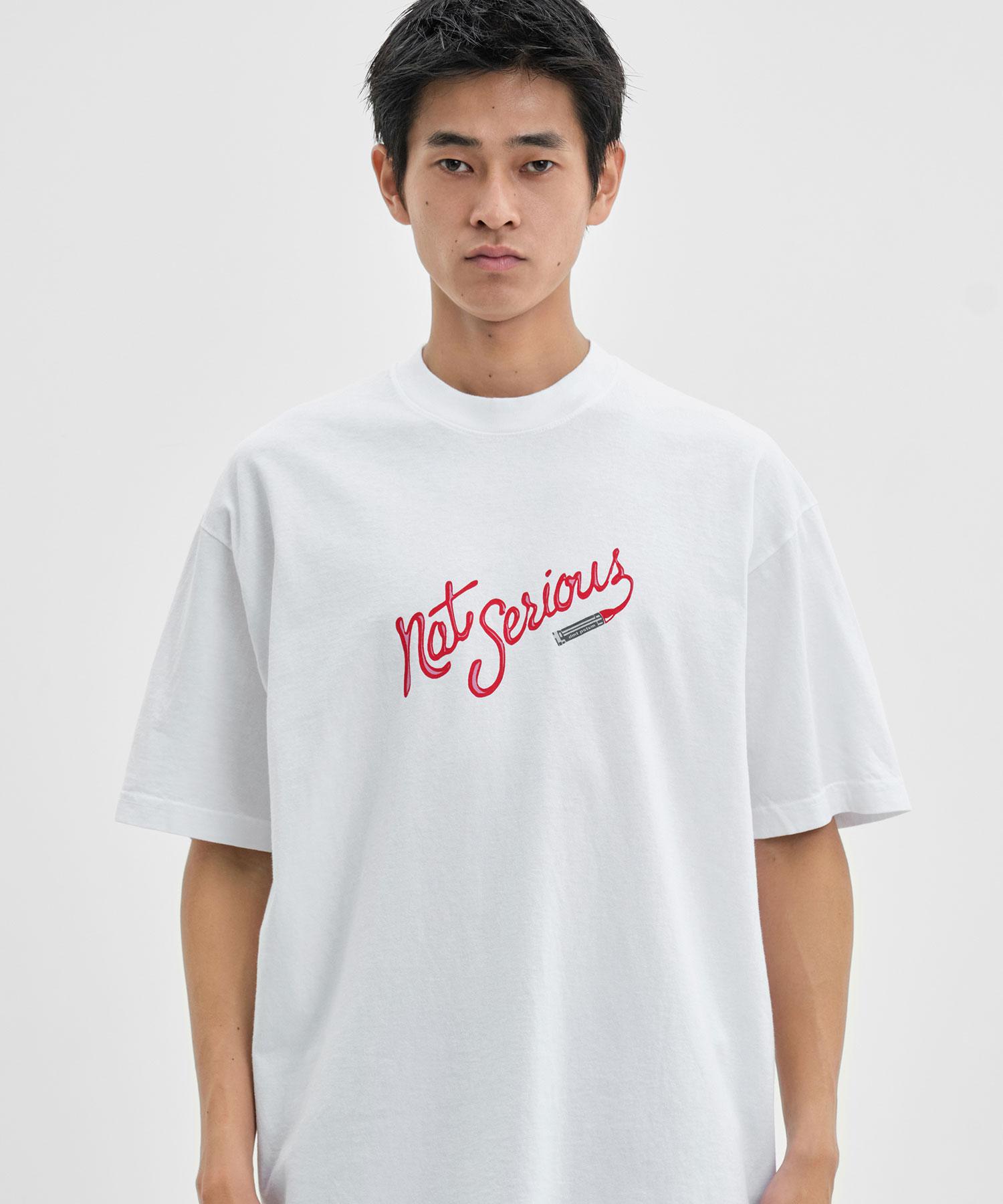 Dimito Ns Lip Ssv Gd 6.5Oz Tee White M