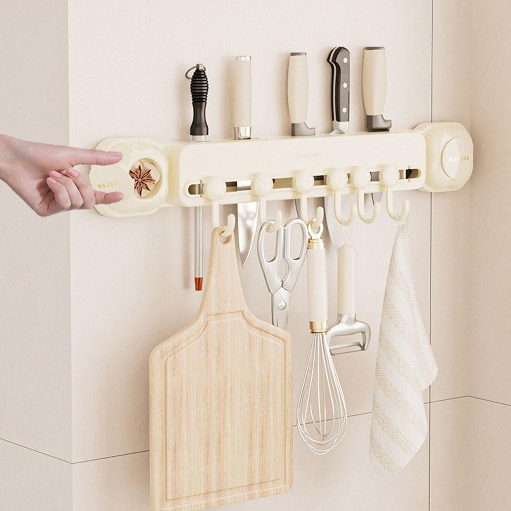Large Capacity Kitchen Storage Rack Wall Mounted Cutlery Storage Rack Wall Cutter Holder  for Home