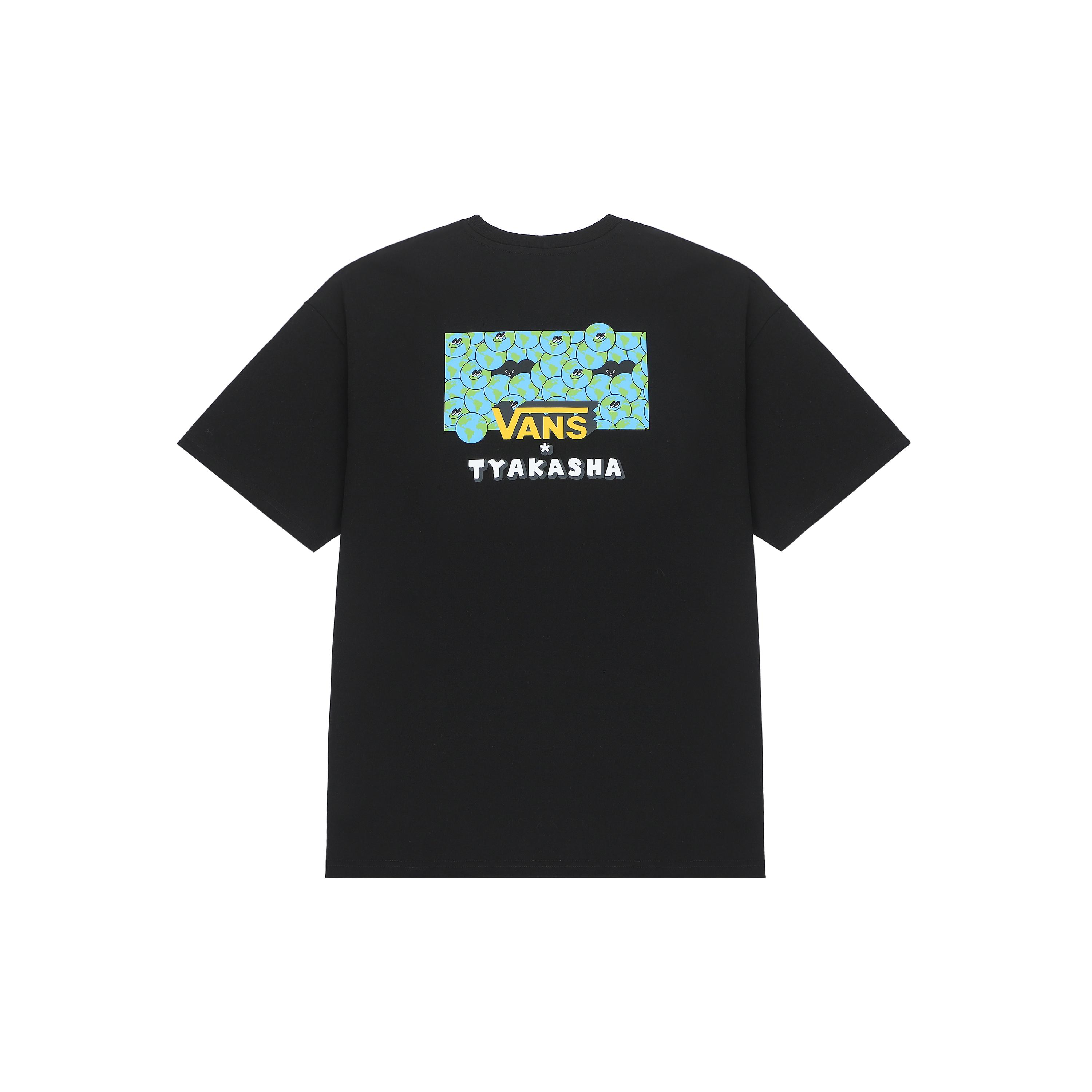 Футболка Vans x TYAKASHA Унисекс Черный VN0A7TPVBLK XXL