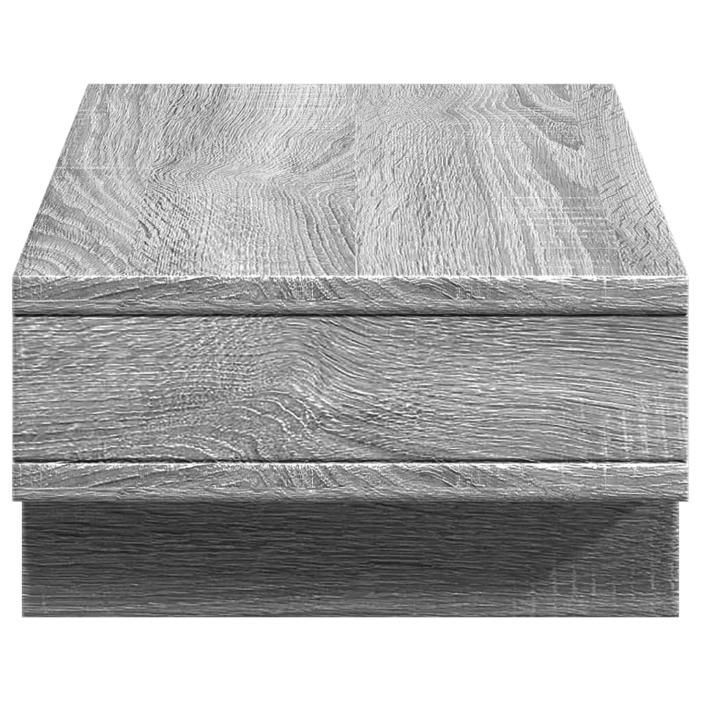 Monitor Stand Gray Sonoma 50 X 27 X 15 Cm Particleboard