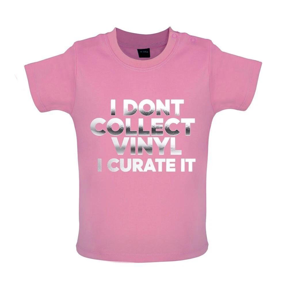 

Io No Collect Vinyl I Curate It - Baby Kids Boys Girls Unisex T-Shirt / Bodysuit - Music Lover LP Gig 150