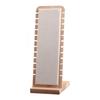 Jewelry Display Stand Necklace Earring Rings Organizer  White Leather