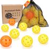 Pickleball Ball Competition Pickleball Rolling Plastic Ball Glowing Pickleball Pickle Ball with 40 Holes Racquet Sports