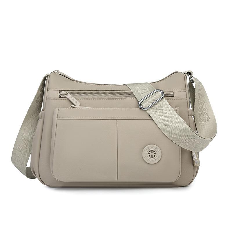 

Large-capacity casual women s bags, autumn new products, multi-compartment lightweight shoulder bags, fashionable nylon simple messenger bags