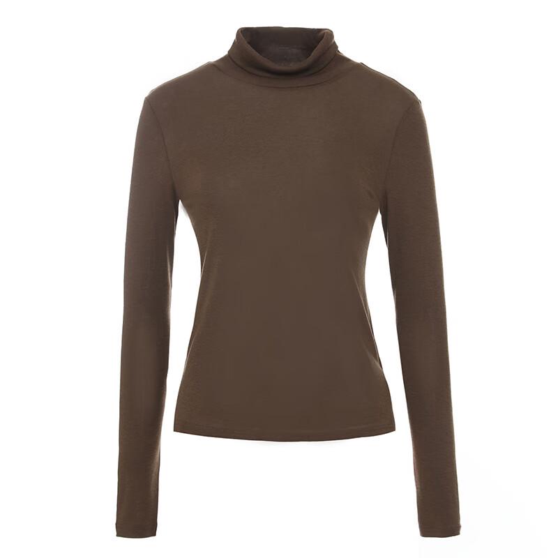 

G·TENNA CL15002 Women s High-Neck Wool Blend Base Layer Sweater L