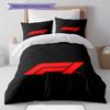Formel 1 Muster Bettwäsche, Steppbett Set Bettbezug Kissenbezug Zuhause Geburtstagsgeschenk (1 Bettbezug + 2 Kissenbezüge, ohne Füllung)