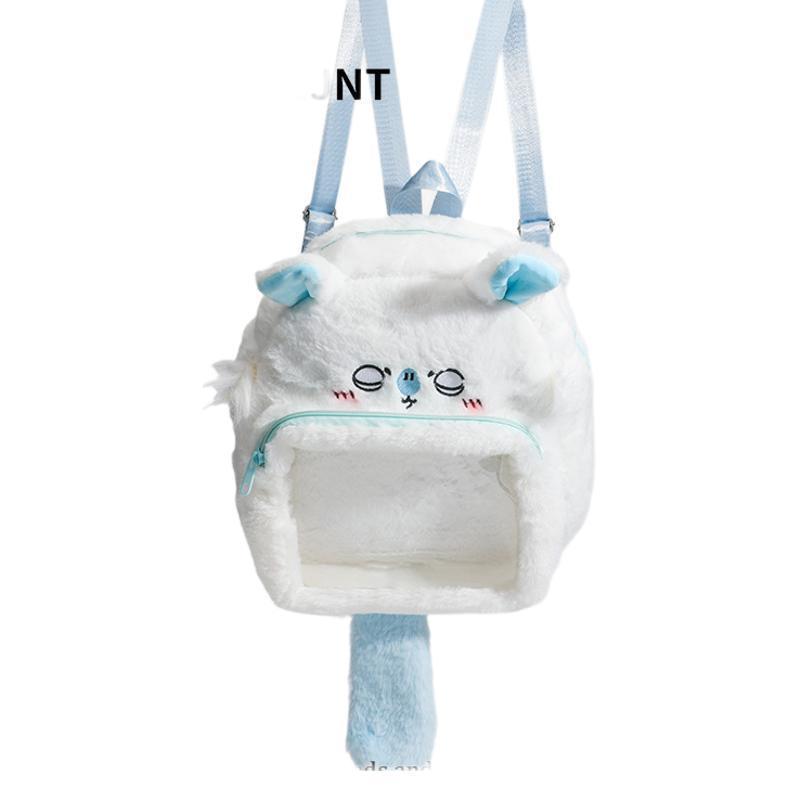 Chiikawa Ita Bag DIY Cute Transparent Backpack Kawaii Cartoon Clear Shoulder Bag Fashion Casual School Bag for Girl Students