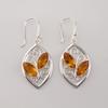 Citrine Gemstone Silver Earring, 925 Sterling Silver Handmade Earring, Unique Silver Earring, Dangle & Drop Earring CE-24-11