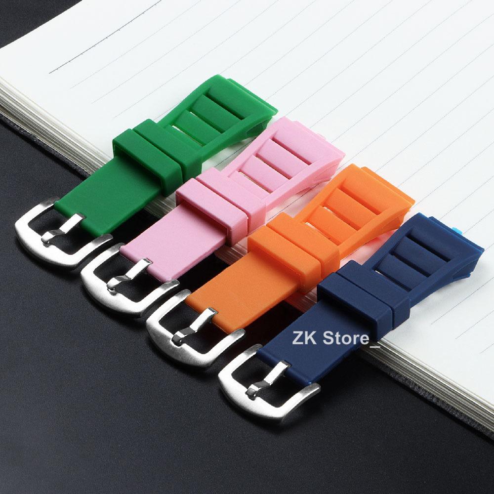 TPU Rubber Watch Straps 17mmx21mm for Richard Mille Watch Bracelet Belt Waterproof Breathable Sport Wristband for Men Watchbands
