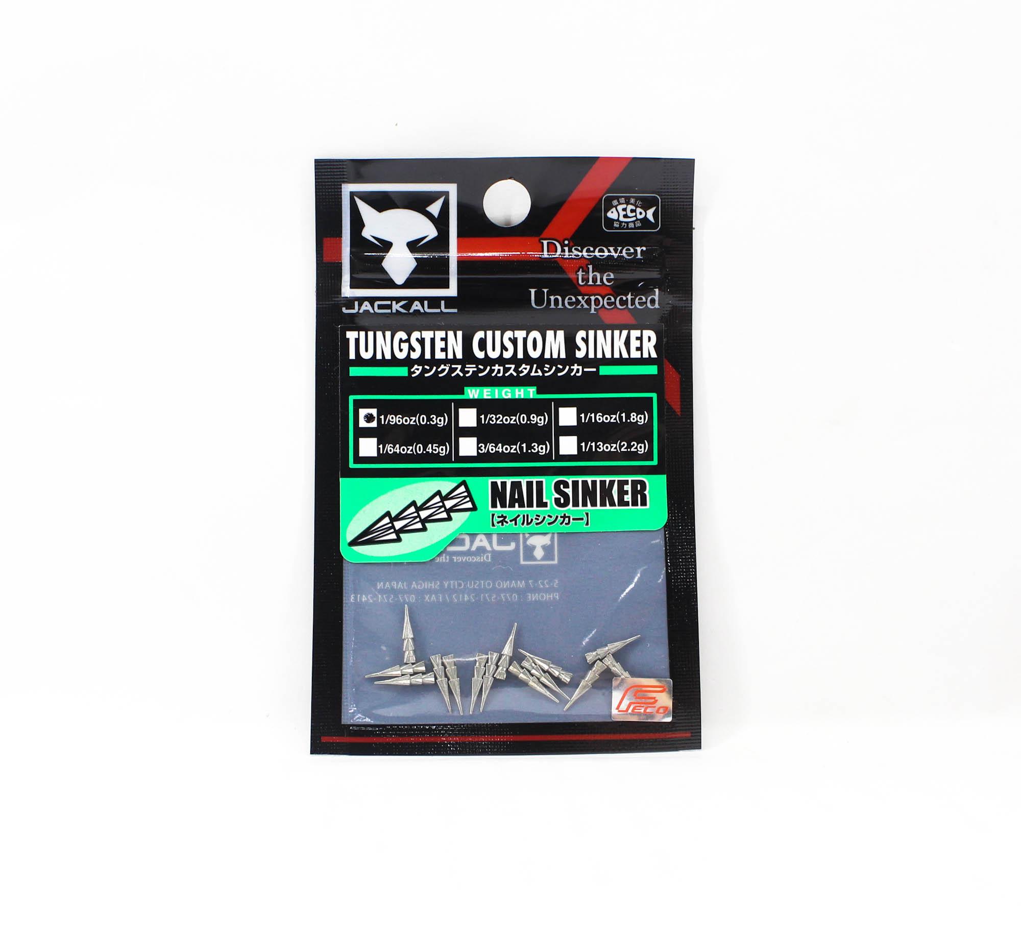 

Вольфрамовый гвоздезабивной грузил Jackall 0,3 грамма - 15 шт. в упаковке (8728)