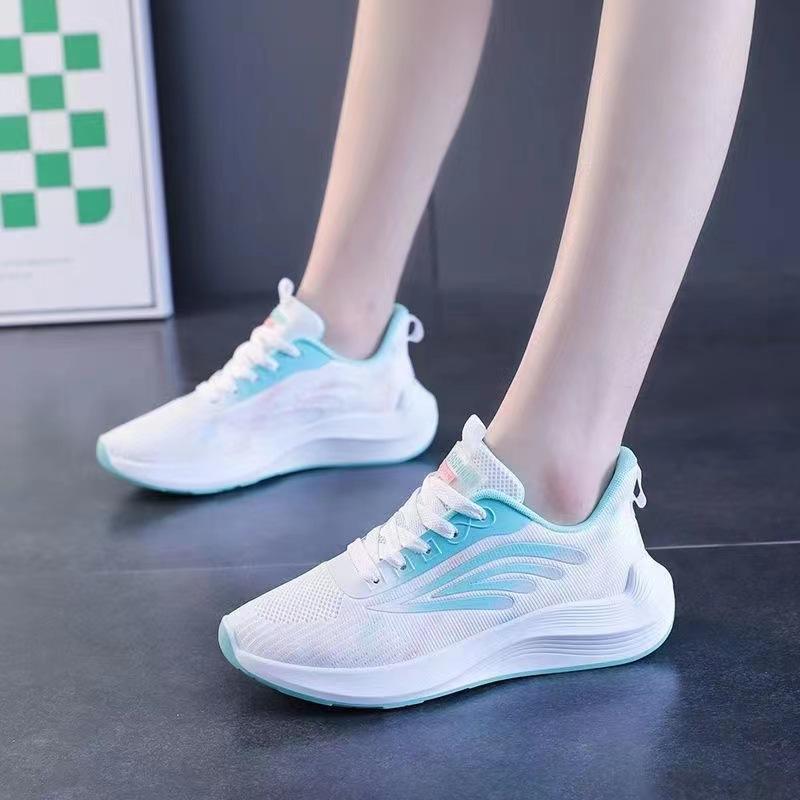 Spring and Autumn Flying Weaving Sneakers Women's Shoes Trend Running Single Shoes Fashion Women's Casual Shoes