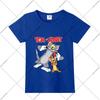 Tom and Jerry Cute T-shirts Cartoon Anime Pattern Printed Short Sleeve Unisex Summer Clothes Comfortable Breathable T-shirt Gift