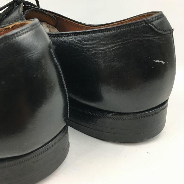 1970-80s GILBERTS by WESTLEY Made in England Vintage U-Tip Shoes Black Size 11C/27.5-28.5(USED)