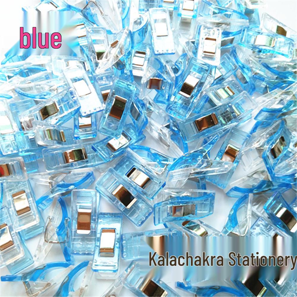 Mini Transparent Sewing Clips with White Strong Edging