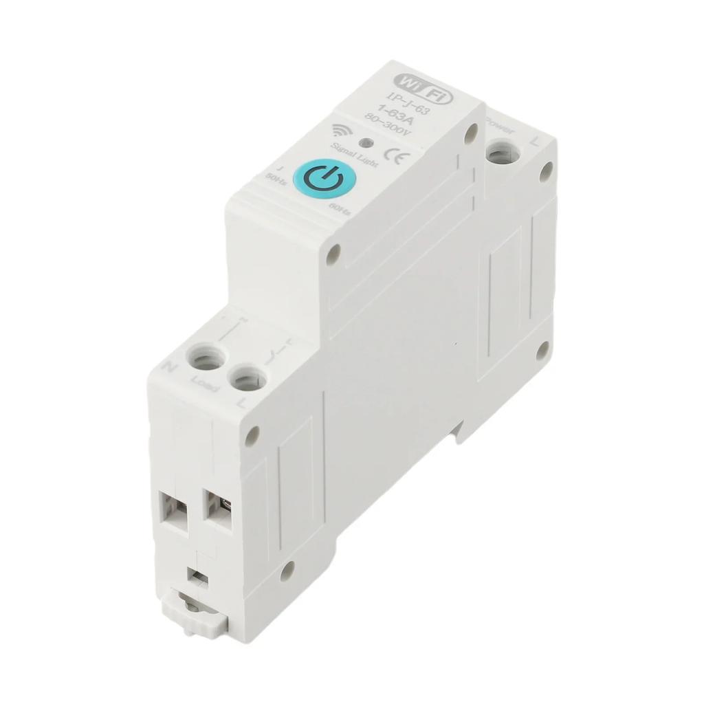 AC90-300V 5060Hz WiFi Intelligent Circuit Breaker Overcurrent Undervoltage Protection Power Can Control Power Supply Remotely
