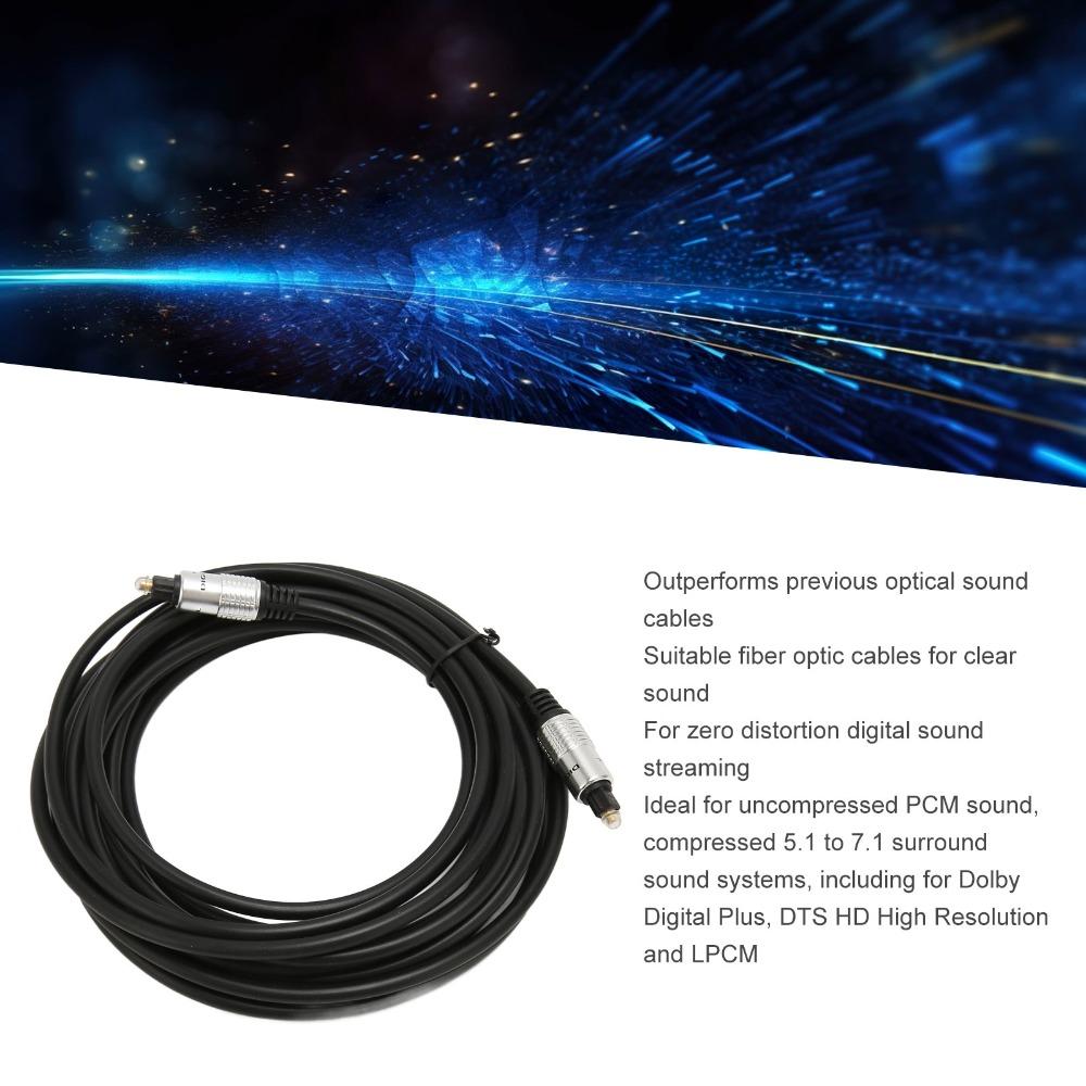 Aluminum Alloy Housing Digital Sound Cable Gold Plated Fiber Optic Cable  Digital Audio Devices