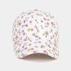 Ins New Full-printed Small Floral Baseball Cap Women's Tide European and American Fashion Hard Top Shopping Cap Tide Hat