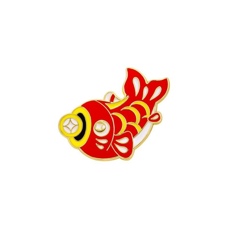 Zinc Alloy Enamel Dropping Brooch, Cute Cartoon Lucky Panda Snake Pattern 2025 Year of the Snake, New Year Festival Decorative Lapel Pin Badge