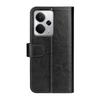For Realme 14 5G Case Crazy Horse Texture Stand Leather Phone Cover