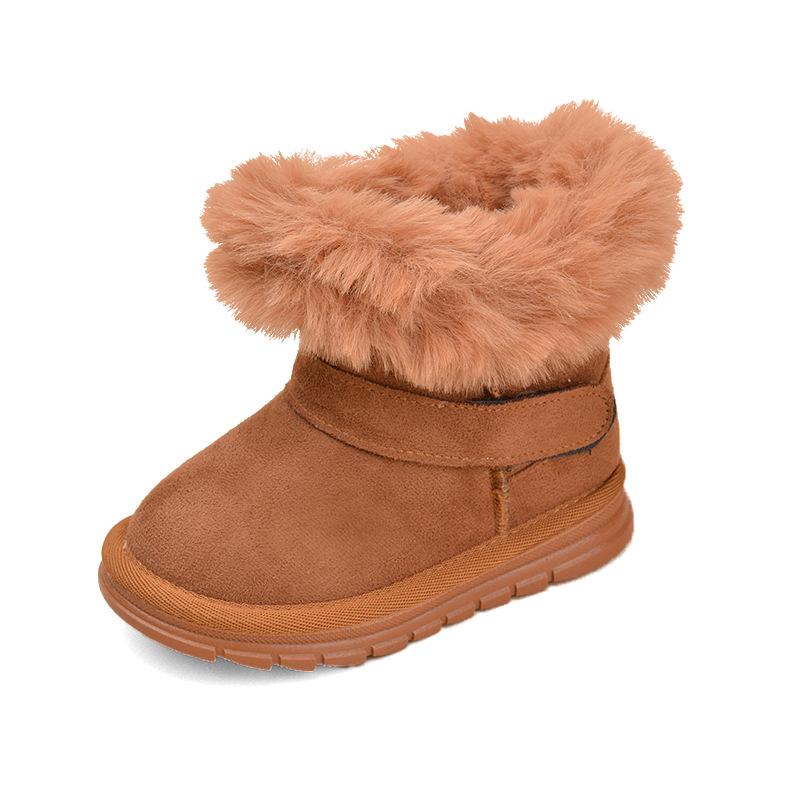 

Зимние теплые детские зимние ботинки с коротким рукавом 27 верблюд