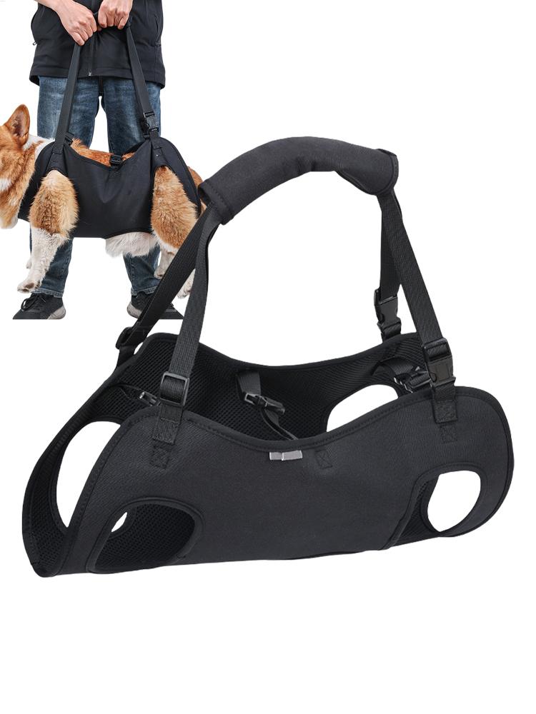 Hundeschlinge Hund Hebegeschirr Rucksack Tragegestell Für Hund Körperstütze Rehabilitationsschlinge Gepolstert Für Verletzte Ältere Hunde
