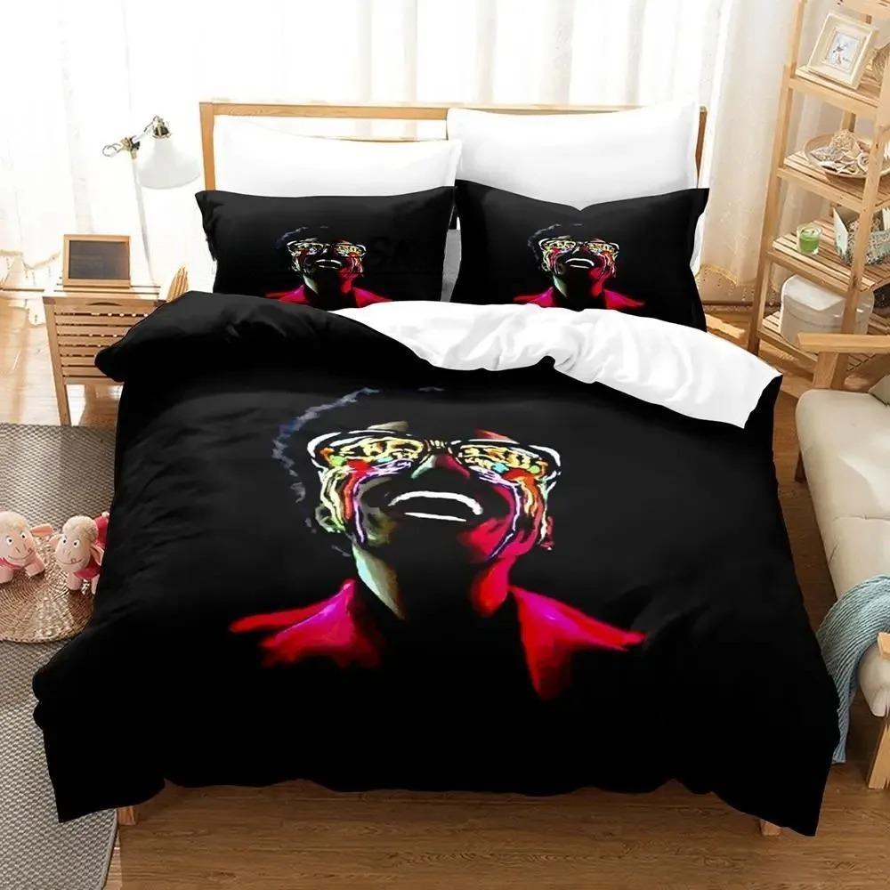 Star Singer The Weeknd Bedding Set Xo Bed Supplies Set Duvet Cover Bed Comforter Set Bedding Single Double King Size