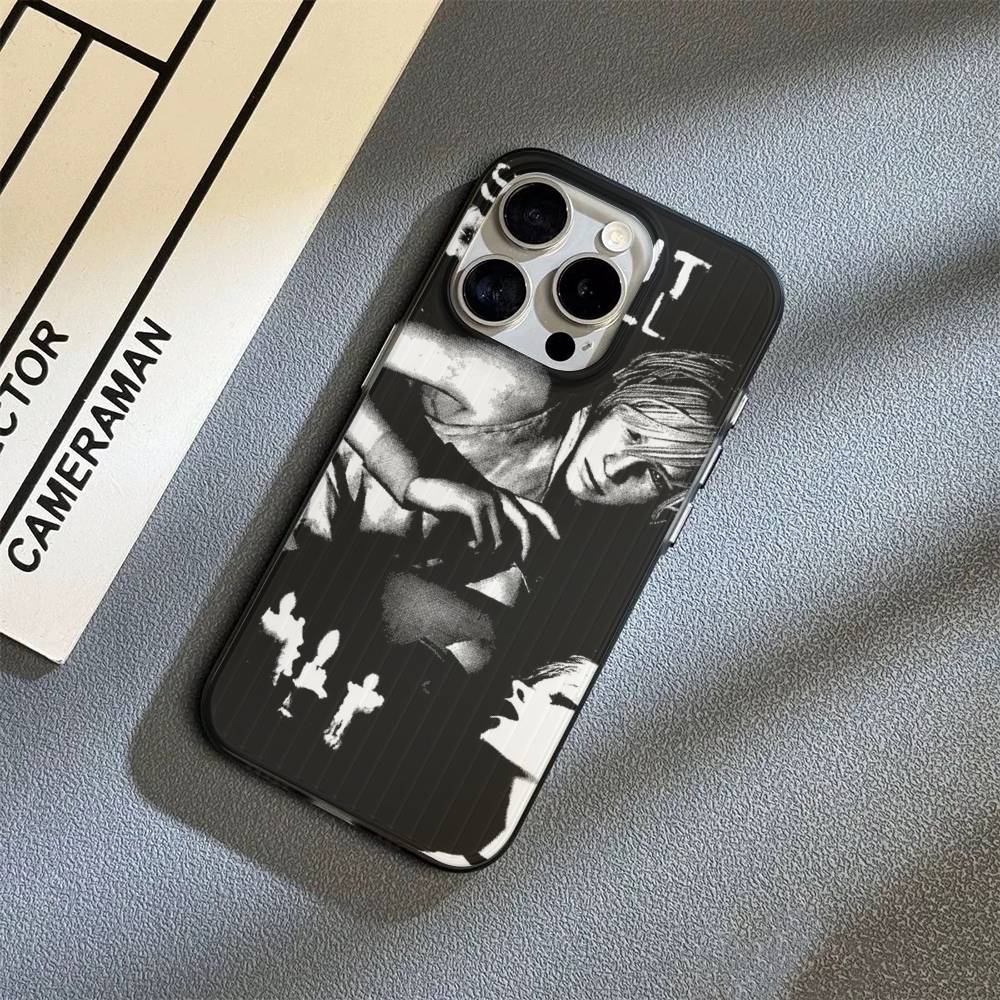 Silent H-Hill Horror Game Phone Case For IPhone 17 16 15 11 12 13 14 Pro Max Soft Corrugated Silicone Cover Case