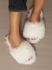 Fashion Women's Indoor Slippers 2025 Autumn and Winter New Faux Fur Home Lazy Shoes Soft Sole Girls Fashion Warm Fluffy Slides