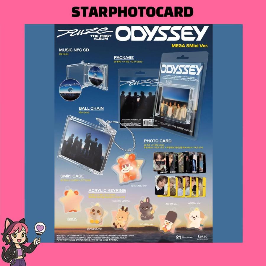 [READY STOCK] RIIZE - 1st Album ODYSSEY MEGA SMINI VER + MEGA POB