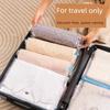 Clothing Compression Bag, Vacuum Storage Bag, Travel Suitcase Organizer, Waterproof Hand-Rolled Storage Artifact, No Need to Pump Air Out