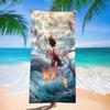 Nezha Beach Towel, Sun Protection, Quick Drying, Enlarged And Thickened Summer Seaside Vacation, Guochao Cartoon Bath Towel