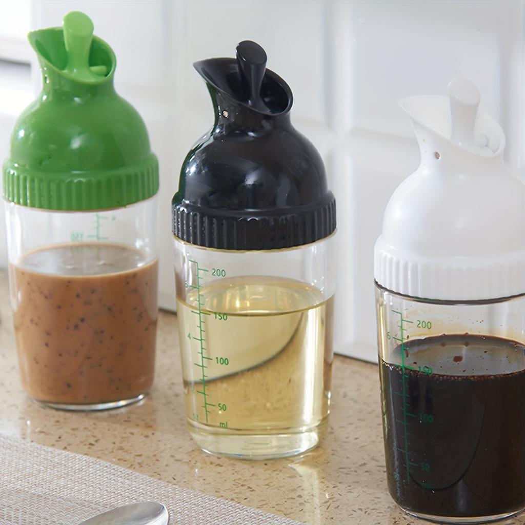 1pc Easy To Use Plastic Sauce Bottle with Scale Perfect for Ketchup, Jam, and Salad Dressing