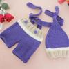 Newborn Christmas Wool Knit Costume - Cute Baby Photography Prop
