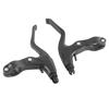 A Pair of Lightweight All Aluminum Alloy Wear Resistant Black Bicycle Brake Lever Handle Bike Cycling Equipment