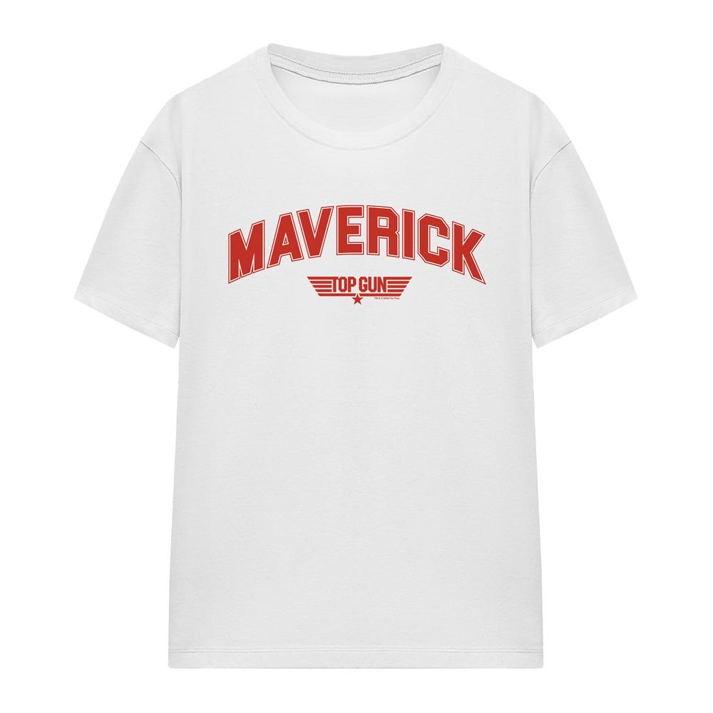 Top Gun Unisex Adult Maverick Varsity T-Shirt