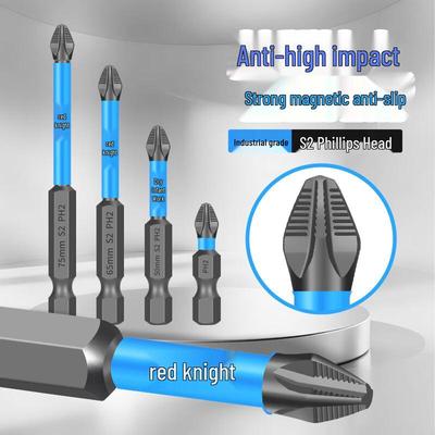 Red Knight Magnetic Anti-slip Cross Screwdriver Bit Set
