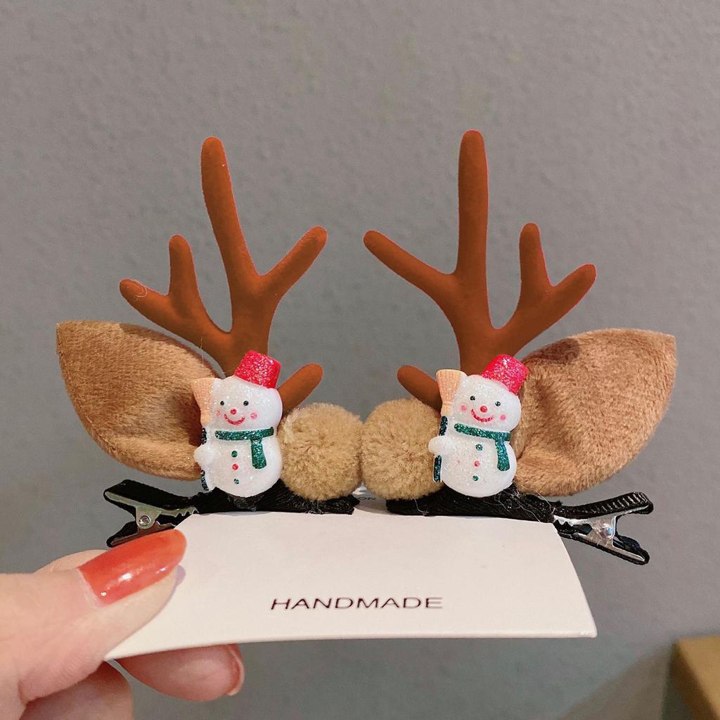 Christmas Antler Hair Clip Headdress  Clip Cute Hair Accessories