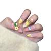Wearing Nail Handmade High-quality Fake Nail Patches for Summer Beach Cute Dopamine Nail Art Finished Nail Tablets